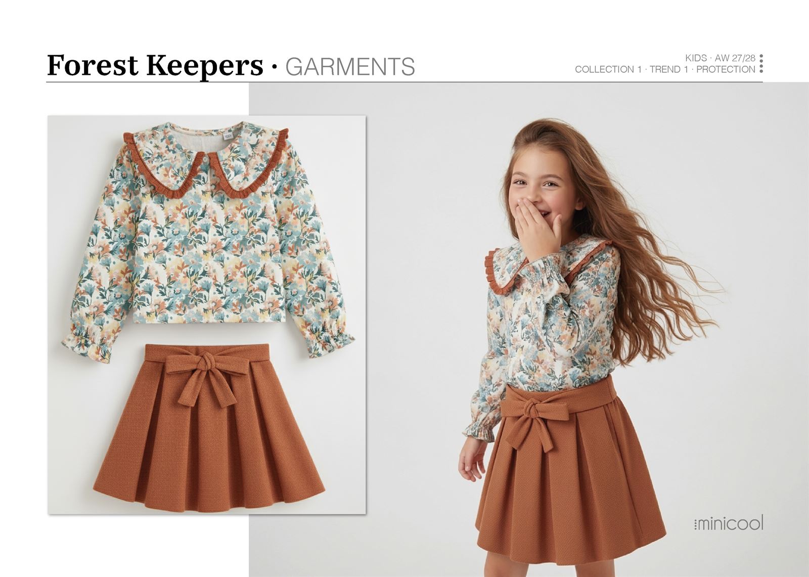 Trendbook Minicool — Forest Keepers, tendencias de moda infantil